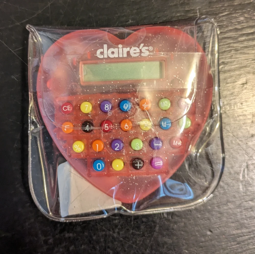 2-Pack Happy Bunny Bandana, Claire's Calculator - Picture 2 of 7